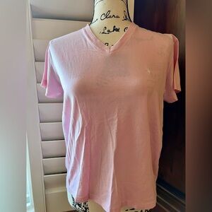 Ralph Lauren Light Pink V-Neck Tee